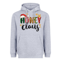 Heather Grey honey claus christmas Heavyweight Hoodie - BarkalooDesign