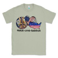 Matcha peace love america Classic Tee - SublimationCraftShop