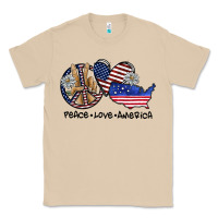 Mushroom peace love america Classic Tee - SublimationCraftShop