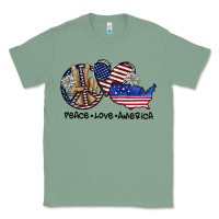 Sage peace love america Classic Tee - SublimationCraftShop