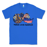 True Royal peace love america Classic Tee - SublimationCraftShop
