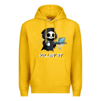 Lemon killin' it shirt funny grim reaper halloween sarcasm Premium Hoodie - trangStudio
