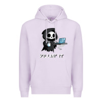 Lilac killin' it shirt funny grim reaper halloween sarcasm Premium Hoodie - trangStudio