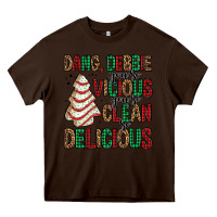 Chocolate Brown dang debbie christmas tree cake Heavy Core Tee - Jasminsmagicworld