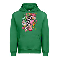 Emerald pink christmas lightning bolt Urban Hoodie - AdoDesignShop