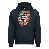 Navy pink christmas lightning bolt Urban Hoodie - AdoDesignShop
