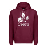 Burgundy Jim Morrison Premium Hoodie - trangStudio