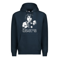 Navy Jim Morrison Premium Hoodie - trangStudio
