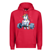 Cardinal Unicorn Weightlifting T Fitness Gym Deadlift Rainbow Gifts Party Men W Premium Hoodie - trangStudio