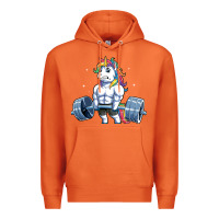 Carrot Unicorn Weightlifting T Fitness Gym Deadlift Rainbow Gifts Party Men W Premium Hoodie - trangStudio