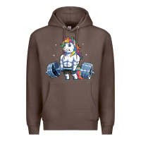 Coffee Unicorn Weightlifting T Fitness Gym Deadlift Rainbow Gifts Party Men W Premium Hoodie - trangStudio