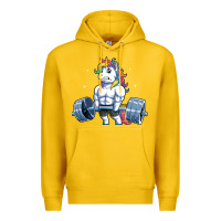 Lemon Unicorn Weightlifting T Fitness Gym Deadlift Rainbow Gifts Party Men W Premium Hoodie - trangStudio