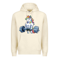 Sandshell Unicorn Weightlifting T Fitness Gym Deadlift Rainbow Gifts Party Men W Premium Hoodie - trangStudio