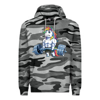 Slate Camo Unicorn Weightlifting T Fitness Gym Deadlift Rainbow Gifts Party Men W Premium Hoodie - trangStudio