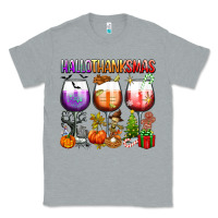 Heather Grey hallothanksmas Classic Tee - texasbilliewilder