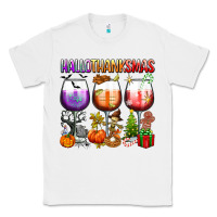 White hallothanksmas Classic Tee - texasbilliewilder