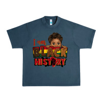 Midnight Navy i am black history black boy peekaboo juneteenth Urban Heavy Tee - CowGirlArtShop