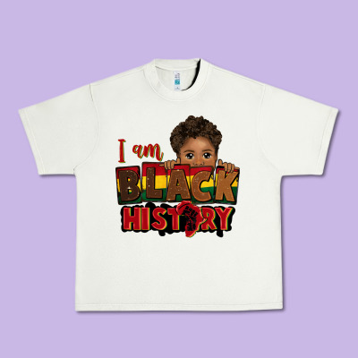 I Am Black History Black Boy Peekaboo Juneteenth Urban Heavy Tee Designed By Cowgirlartshop