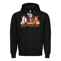 Happy Easter Day Eggs Zipper Hoodie | Teevron