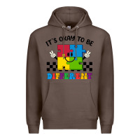 Coffee It's Okay To Be Different Premium Hoodie - CowhideDigitalArt