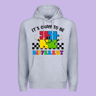 It's Okay To Be Different Premium Hoodie Designed By Cowhidedigitalart