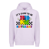 Lilac It's Okay To Be Different Premium Hoodie - CowhideDigitalArt