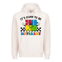Pale Pink It's Okay To Be Different Premium Hoodie - CowhideDigitalArt