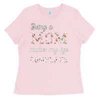 Bubblegum Pink Being A Mom Makes My Life Complete For dark Ladies Tee - Bettercallsaul