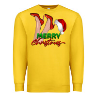 Lemon merry Christmas heels Premium Sweatshirt - BarkalooDesign