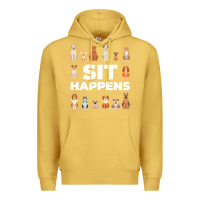 Antique Gold Dog Funny S It Happens Pet Sitting Design Premium Hoodie - trangStudio