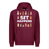Dog Funny S It Happens Pet Sitting Design Premium Hoodie | Teevron