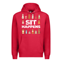 Cardinal Dog Funny S It Happens Pet Sitting Design Premium Hoodie - trangStudio