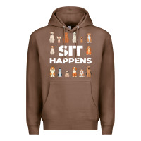 Chestnut Dog Funny S It Happens Pet Sitting Design Premium Hoodie - trangStudio