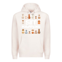 Pale Pink Dog Funny S It Happens Pet Sitting Design Premium Hoodie - trangStudio