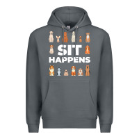 Rock Dog Funny S It Happens Pet Sitting Design Premium Hoodie - trangStudio