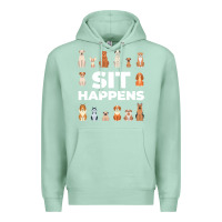 Seafoam Dog Funny S It Happens Pet Sitting Design Premium Hoodie - trangStudio