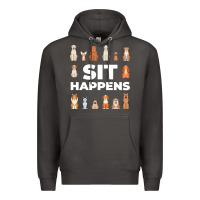Smoke Dog Funny S It Happens Pet Sitting Design Premium Hoodie - trangStudio