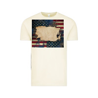 Vintage Arctic American flag add your text Vintage Tee - CowGirlArtShop