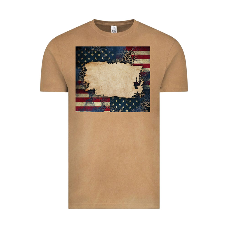 American Flag Add Your Text Vintage Tee by CowGirlArtShop | Teevron