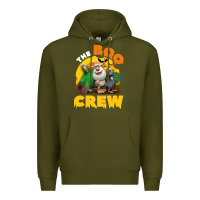 Army Green booba the boo crew halloween costume for kids boys girls Premium Hoodie - trangStudio