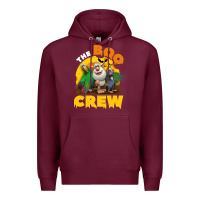 Burgundy booba the boo crew halloween costume for kids boys girls Premium Hoodie - trangStudio