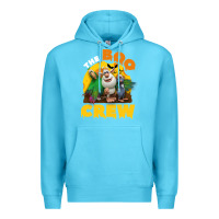Ocean Blue booba the boo crew halloween costume for kids boys girls Premium Hoodie - trangStudio