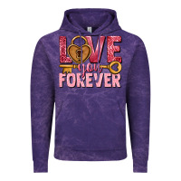 Cloud Purple Love you forever Valentine's Day Vintage Hoodie - HowdyJamesFarm