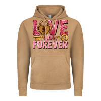Love You Forever Valentine's Day Vintage Hoodie | Teevron