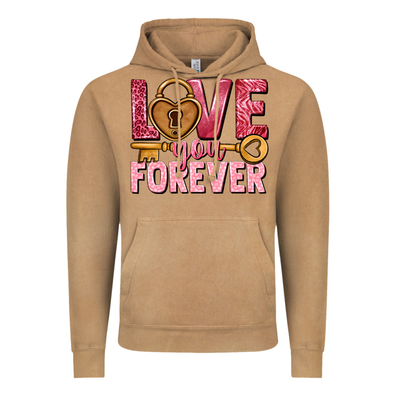Love You Forever Valentine's Day Vintage Hoodie by HowdyJamesFarm | Teevron