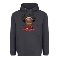 Smoke christmas african girl Heavyweight Hoodie - BarkalooDesign