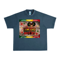Midnight Navy i am black history Urban Heavy Tee - CowGirlArtShop