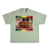 Oil Green i am black history Urban Heavy Tee - CowGirlArtShop