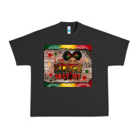 Pigment Black i am black history Urban Heavy Tee - CowGirlArtShop