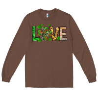 Chestnut St. Patrick's Love luck with clover Long Sleeve Tee - HowdyJamesFarm